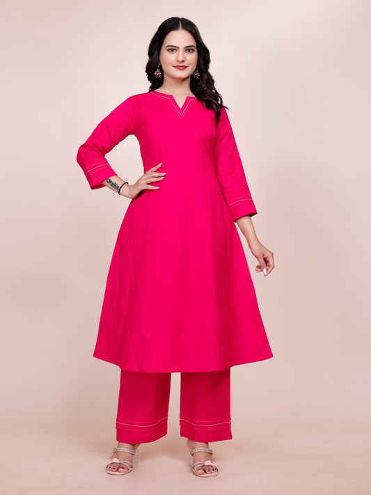 Women Premium Cotton Rani Cord Set