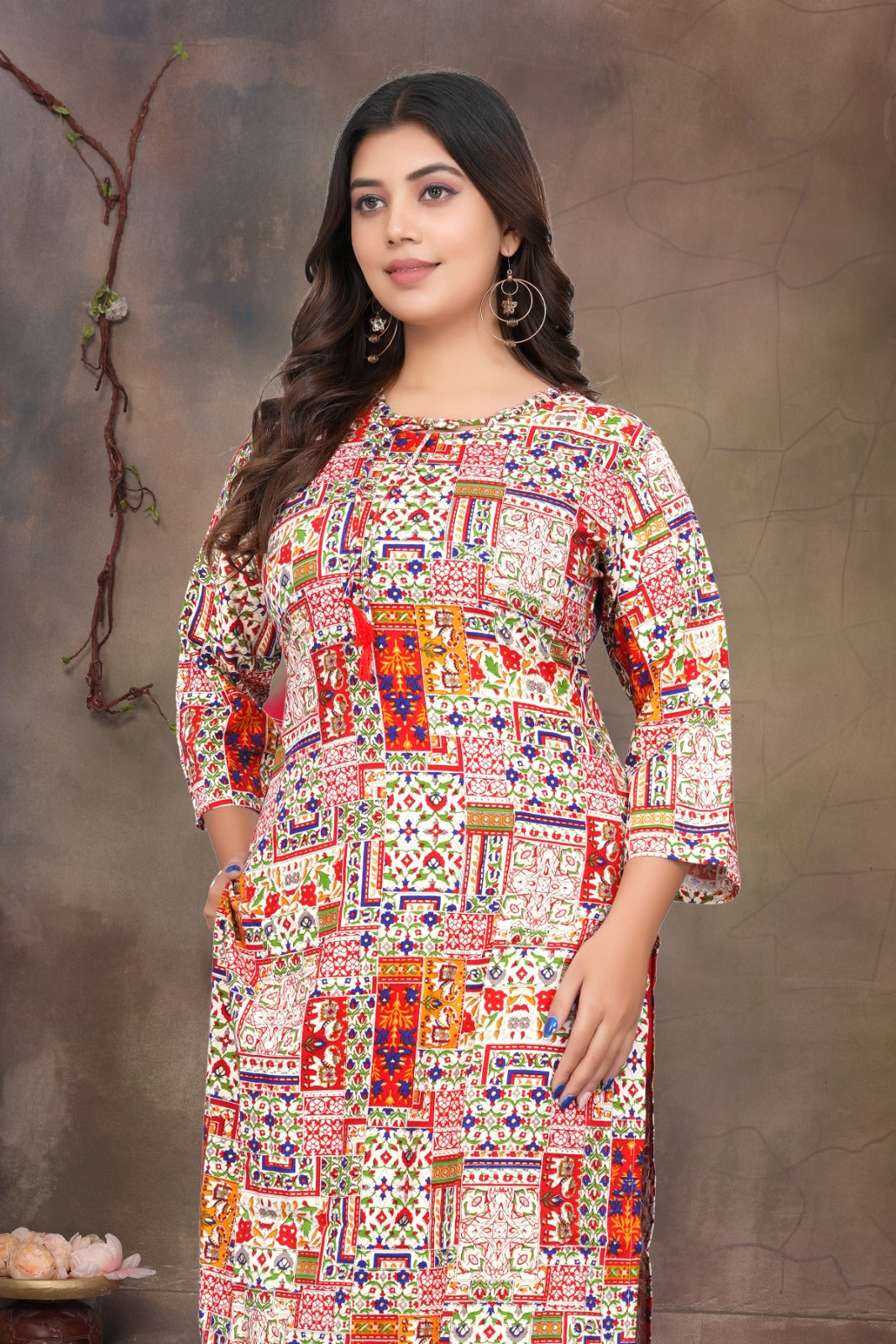 Women Premium Rayon printed kurti