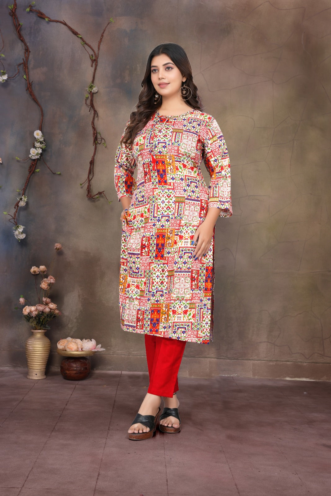 Women Premium Rayon printed kurti