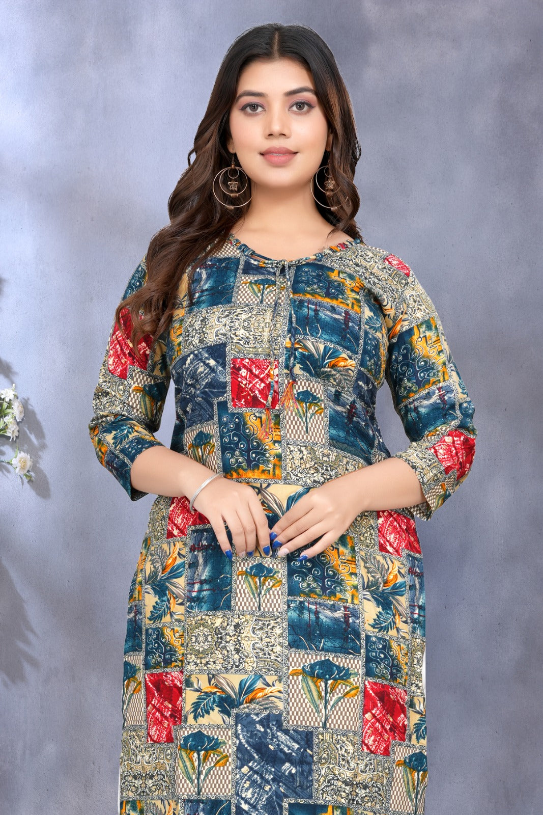 Women Premium Rayon Printed Kurti