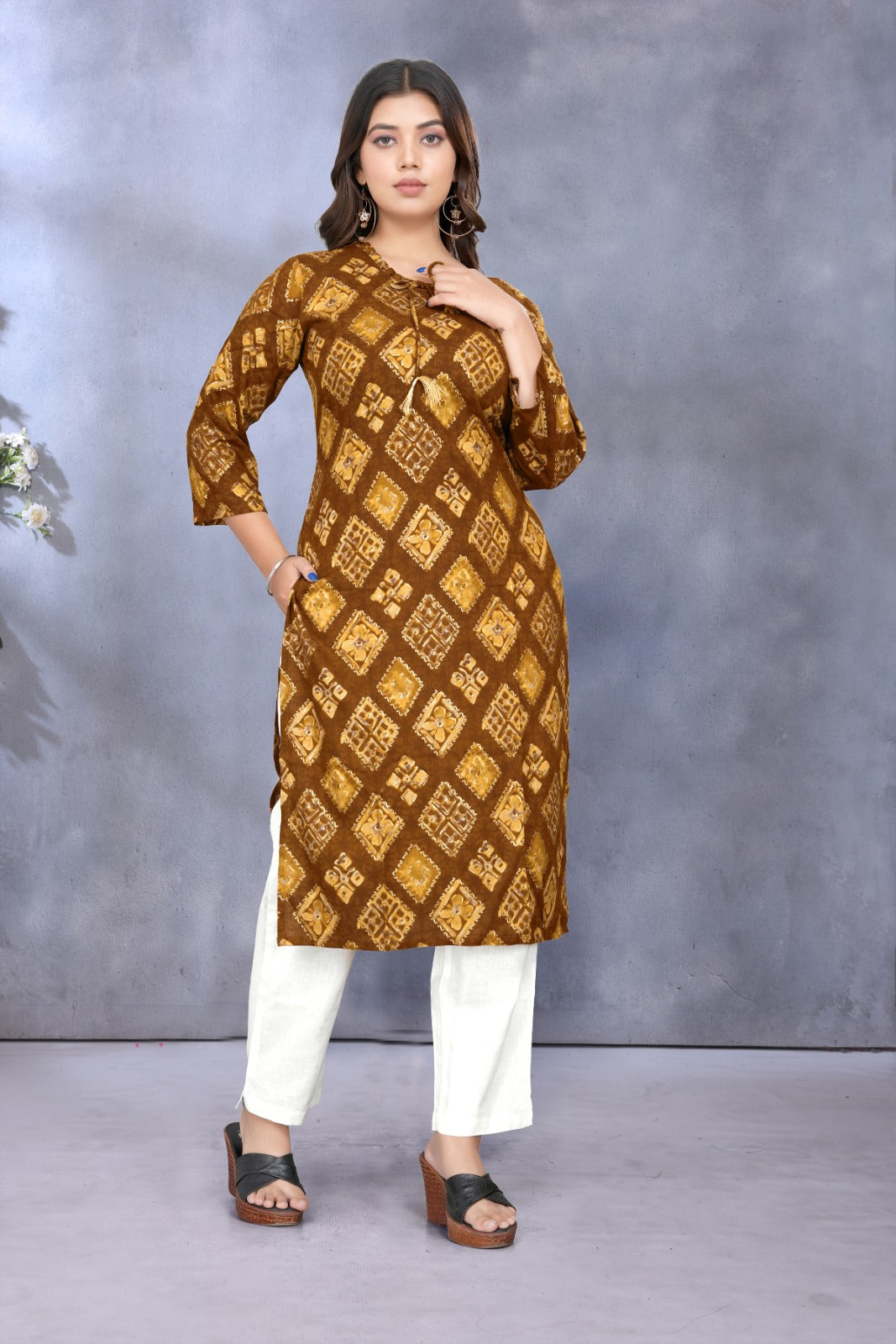 Women Premium Rayon Printed kurti