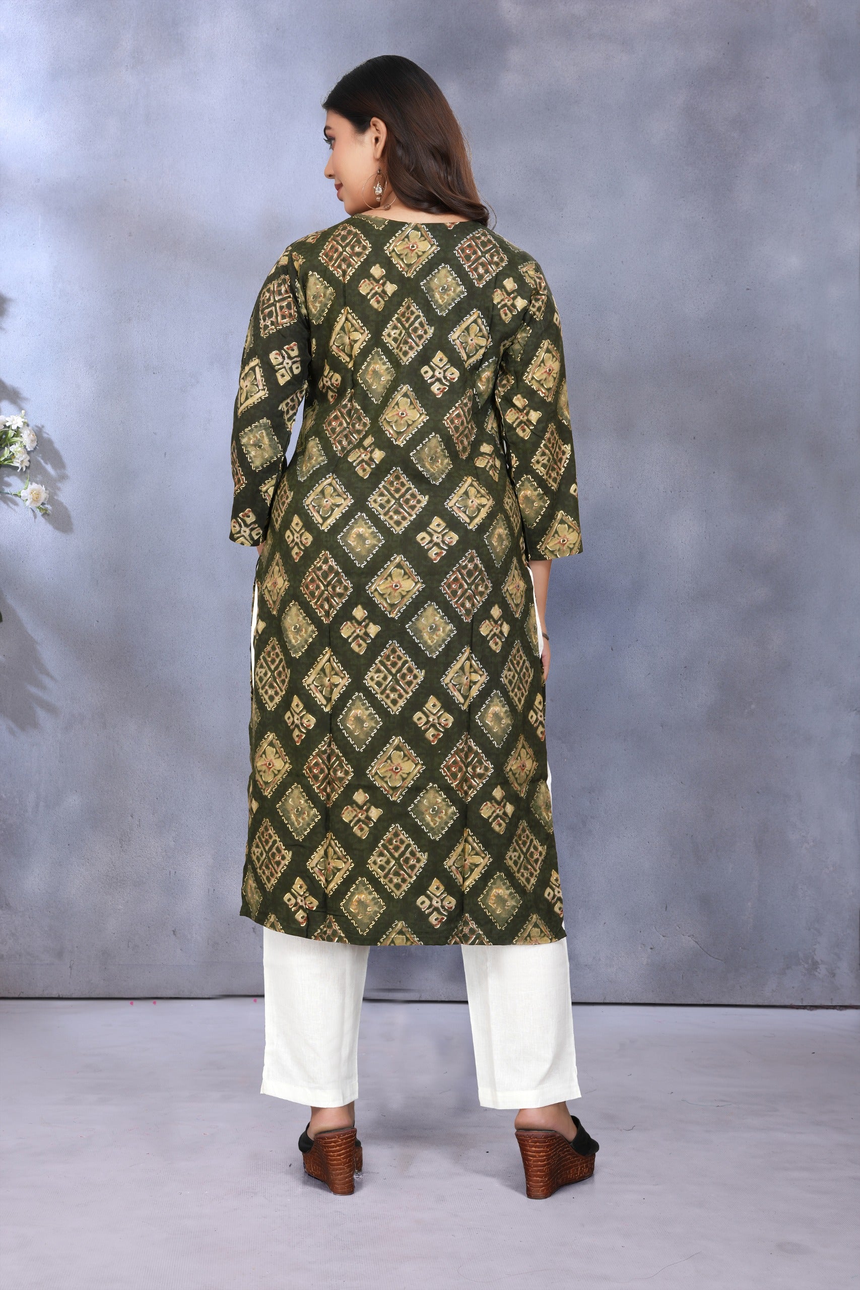 Women Premium Rayon Printed Kurti