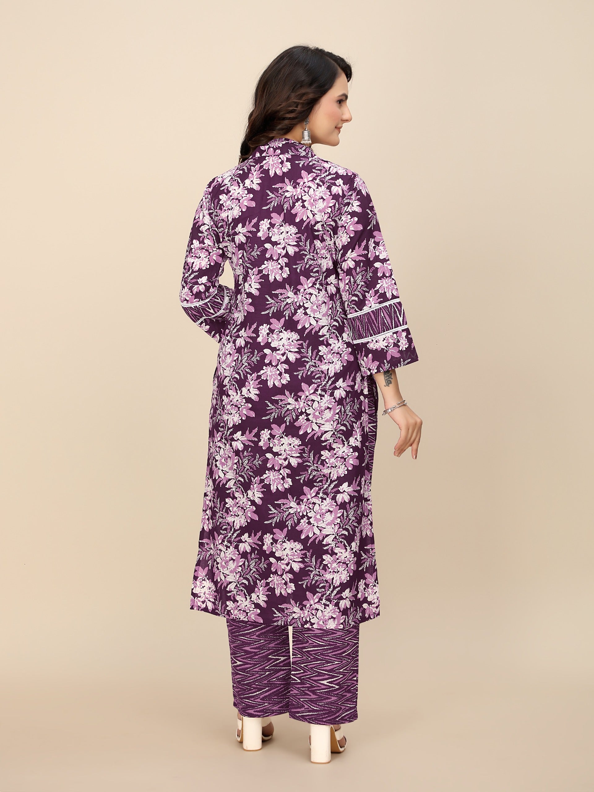 Women Premium Cotton Kurti Pant Set
