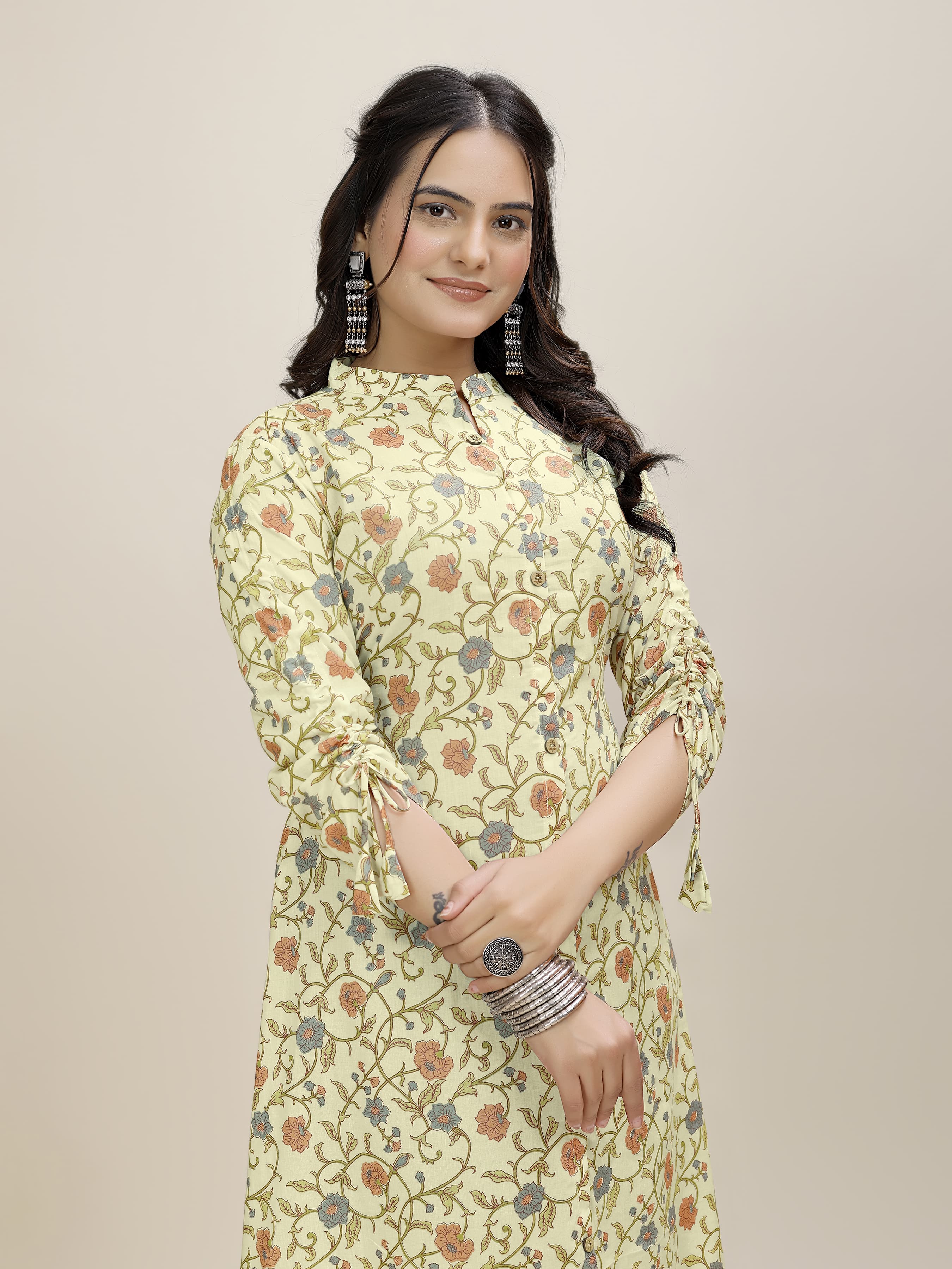 Women premium Cotton Midi Dress
